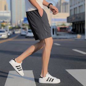 Sports Shorts Men's Five-point Pants (Option: Grey-10XL)
